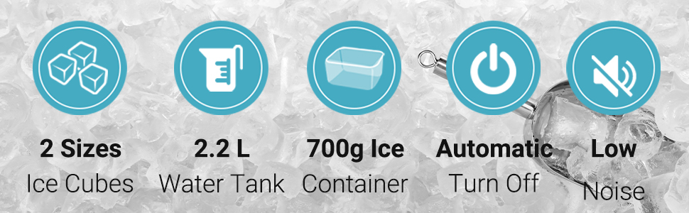 ice maker cube machine crusher small freezer drinks fridge water cooler trays cubes cream freezers