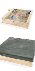 Sandpit;Junior;Children;Kids;Sand;Water;Play;Outdoor;Wooden;Toy