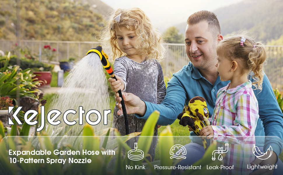 Expandable Garden Hose Flexible Durable Water Hose 