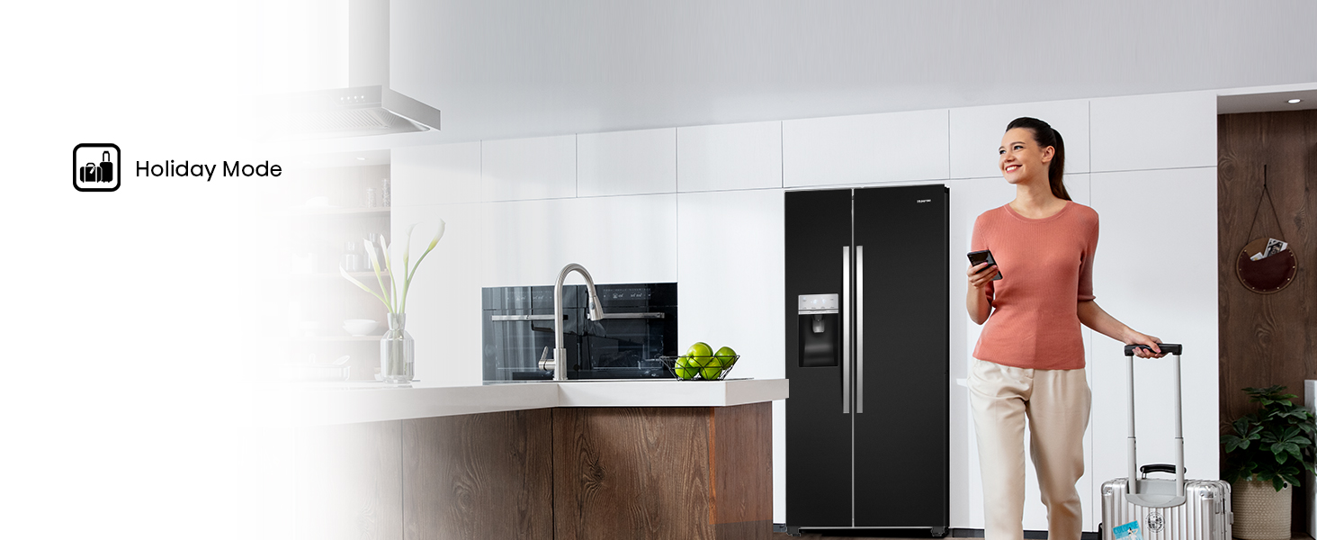Your refriderator will turn to the most energy efficiency mode and save for extra energy.