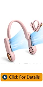 Portable Neck Fan Quiet Cooling