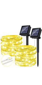 solar string lights-warm white
