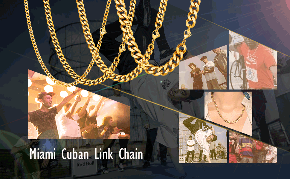  Stainless Steel Curb Cuban Chain