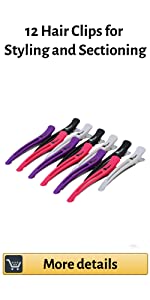 hair clips for styling and sectioning