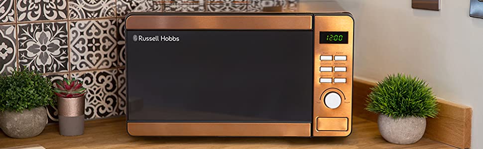 Russell Hobbs 17 Litre Copper Effect Digital Microwave