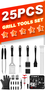 25PCS GRILL SET