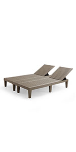 Sun Lounger Set of 2