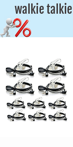 Retevis two way radio earpiece 2 Pin