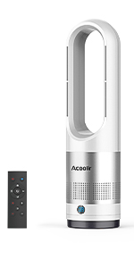 tower fan with remote bladeless fan oscillating fan tower fans cooling fan for bedroom home desktop