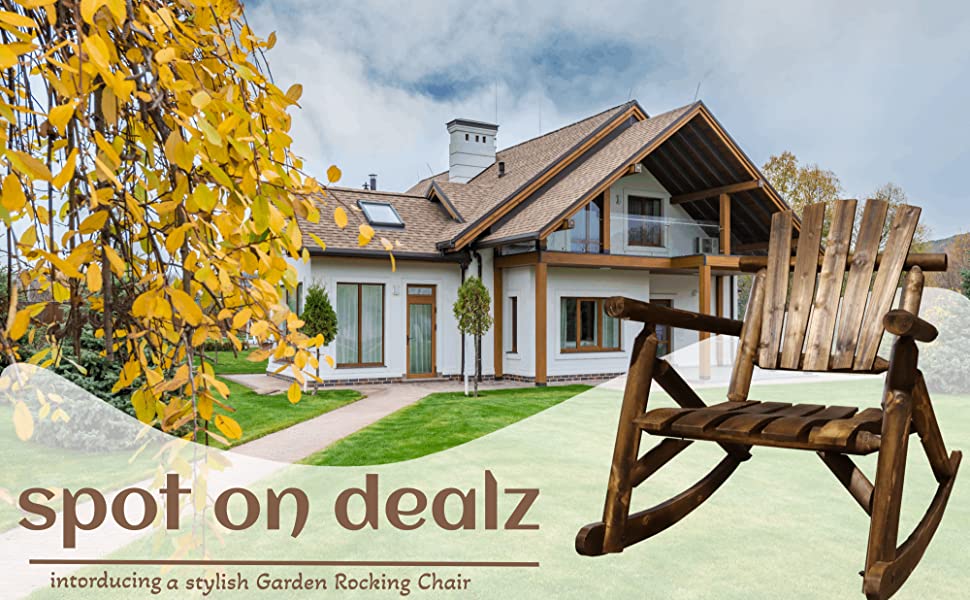 WOODEN ROCKING CHAIR