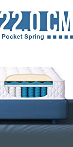HomyLink Pocket Spring Mattress-GILIA 06