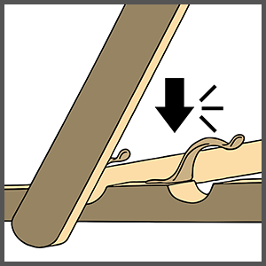 From flat lift the top of the back section up and forwards. Pull the support section down.