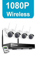 1080P wireless cctv