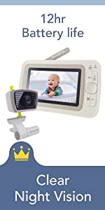 baby monitor with camera and night vision