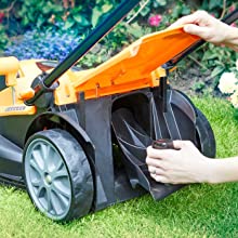 LawnMaster Cordless 24V Lawnmower CLMF2437G iPower Battery Management