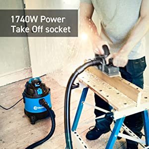 Vacmaster multi 20 wet and dry vacuum cleaner 1250W motor