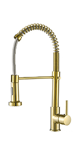 golden kitchen tap