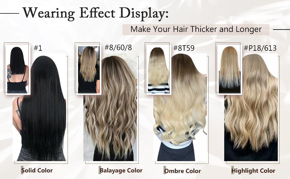 human hair extensions clip in remy hair