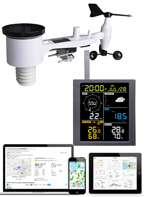 Ecowitt Weather Stations with Outdoor Sensor Wireless