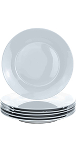 Argon Tableware Extra Large White Porcelain Charger Dinner Plate