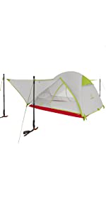 ATEPA Tent 2 Man Dome Tent Grey