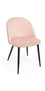 Lena Pink Velvet Chair