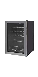 Kuhla 62L Glass Door Cooler - Stainless Steel