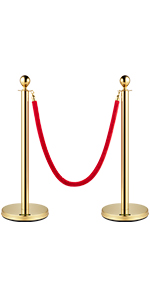 gold barrier round top