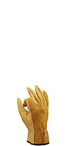 cowhide split leather work working garden gardening gloves