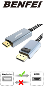 displayport to hdmi cable