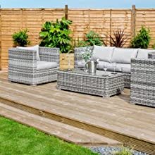 Charles Bentley FSC Acacia Certified Wooden 2-3 Seater Solid Garden Bench - Oil Coated Natural