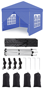 waterproof gazebo with sides