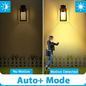 outside lights with sensor