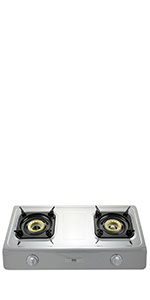 NGB-200 Portable Double Gas Stove 2 Burner Camping Cooker Outdoor