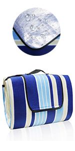 Blue Picnic Blanket Backing