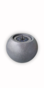Round Stone Solar Water Feature