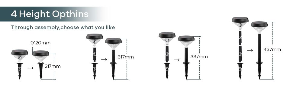 3 lighting modes