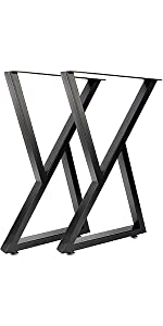 steel table legs