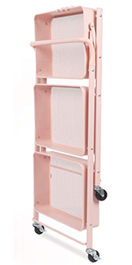 Foldable Storage Trolley Cart
