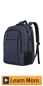 school backpack 15.6 inch navy blue gift for students children kids teenagers adults