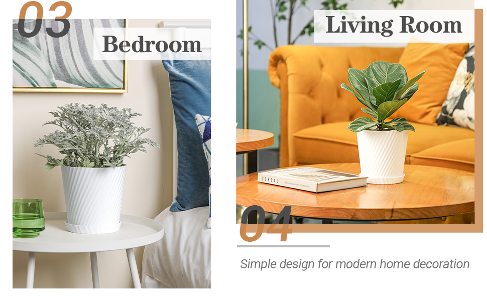 plastic plant pots