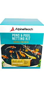 AlpineReach Pond Netting Kit 8.5 x 9 metres FIne Woven Mesh Net