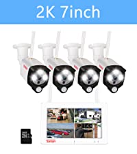 tonton cctv camera system wireless outdoor 4 cameras
