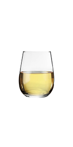 Argon Tableware Corto Stemless White Wine Glass 360ml