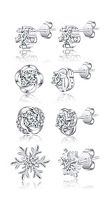 Sterling Silver Stud Earrings