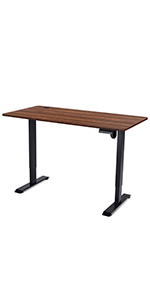 standing desk walnut 140