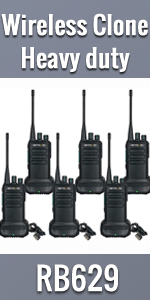 Retevis RB629 Walkie Talkie with Wireless Clone
