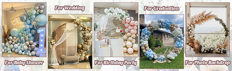 round balloon arch