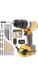 58 Piece 18V Drill Driver & Multi Bit Set