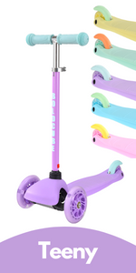 teeny 3 wheel scooter toddler little kids 2 3 4 5 years